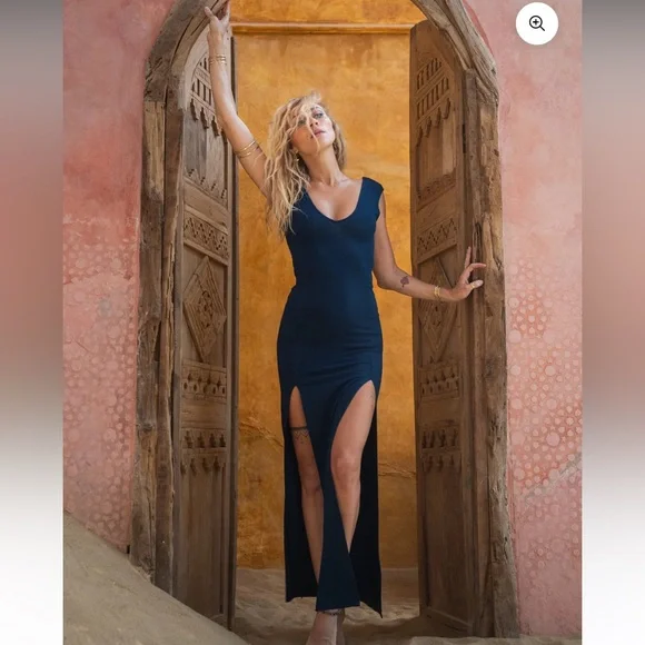 Royal Codes Athena Dress - Midnight Blue - XS - Picture 4 of 8